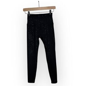 Beyond Yoga x Barre 3 Black Heart shine Leggings Tights Size Women’s XS